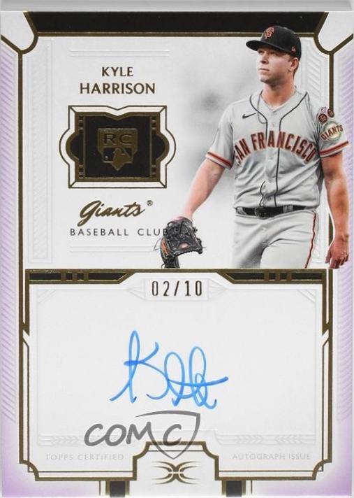 Kyle Harrison [Purple] #DRA-KH1 Prices | 2024 Topps Definitive Rookie ...