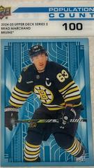 Brad Marchand [100] #PC-43 Hockey Cards 2024 Upper Deck Population Count Prices