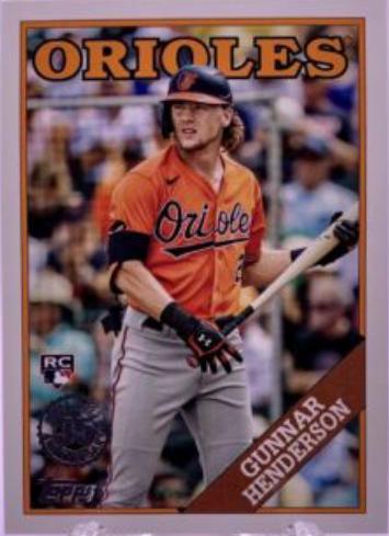 Gunnar Henderson #88US-9 Baseball Cards 2023 Topps Update 1988