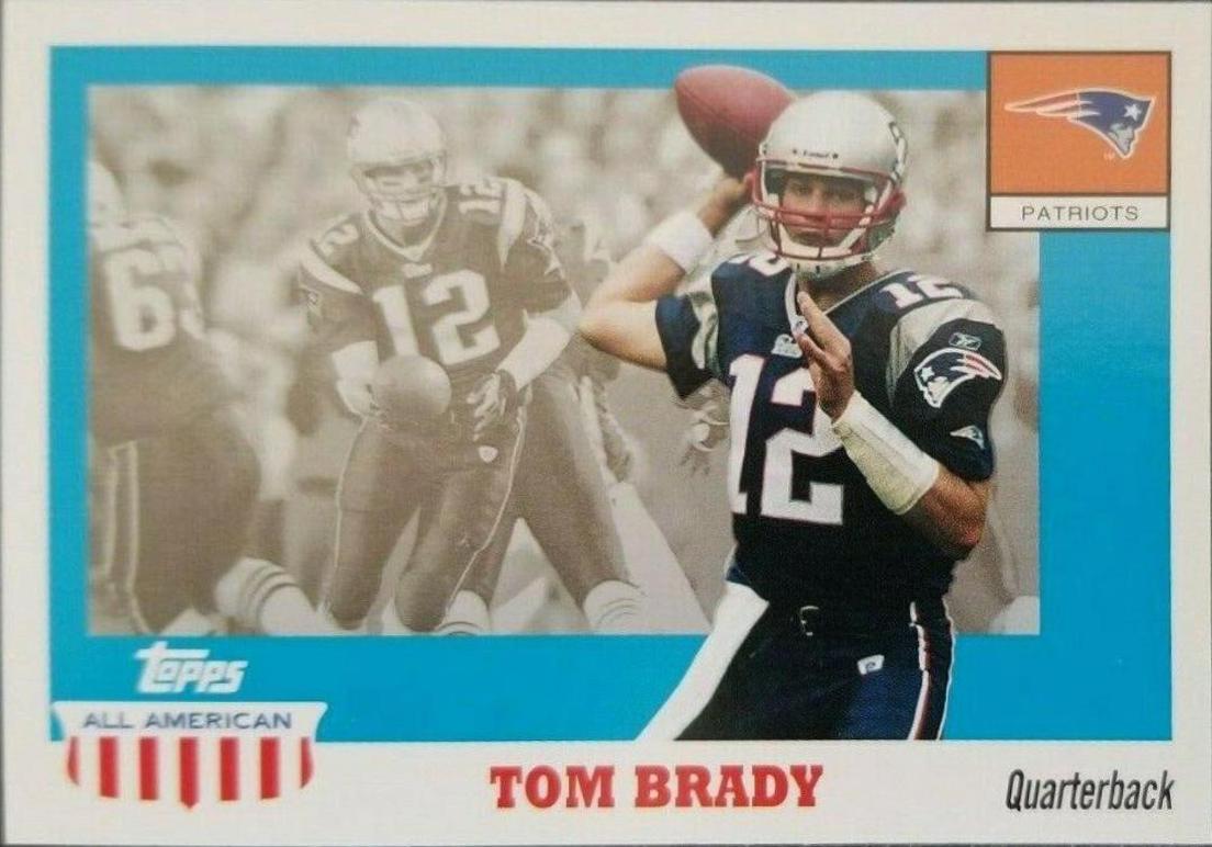 Tom Brady #41 Football Cards 2003 Topps All American
