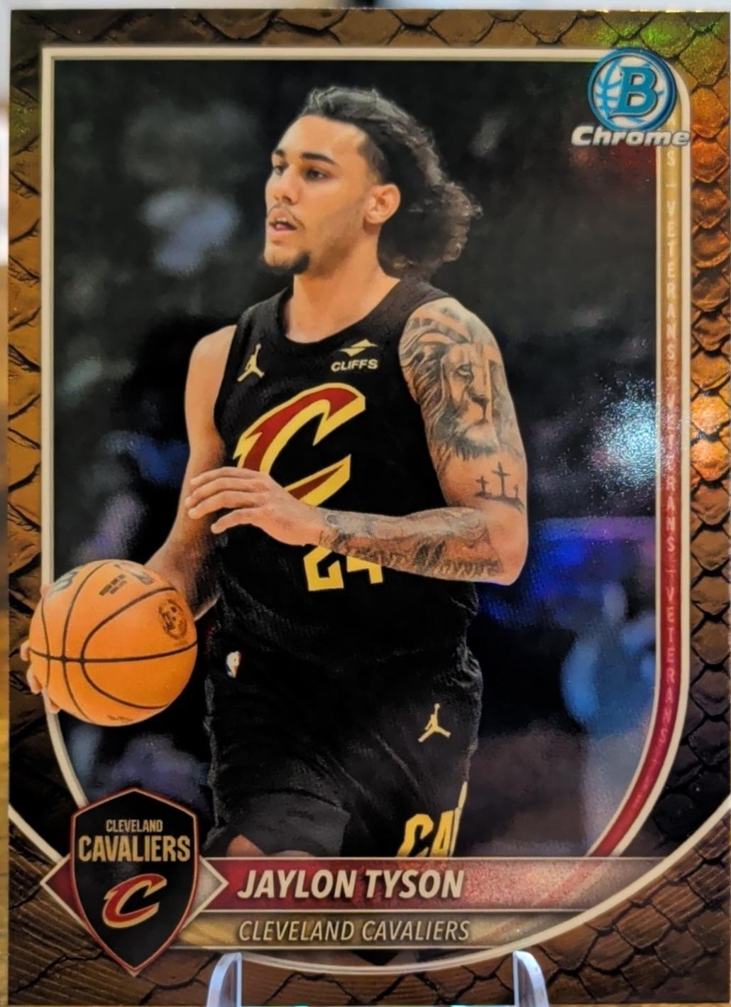 Jaylon Tyson [Reptilian Refractor] #BCV-173