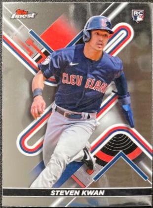 Steven Kwan #30 Baseball Cards 2022 Topps Finest