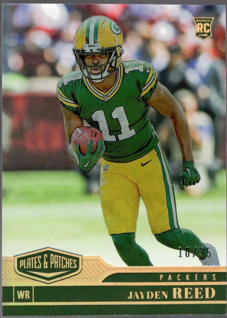 Jayden Reed [Metal Vector] #173 Prices | 2023 Panini Plates and Patches ...