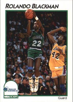 Rolando Blackman #9 Basketball Cards 1991 Hoops McDonalds
