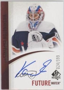 Vitek Vanecek #RFWA-VV Hockey Cards 2020 SP Authentic 2010-11 Retro Future Watch Auto