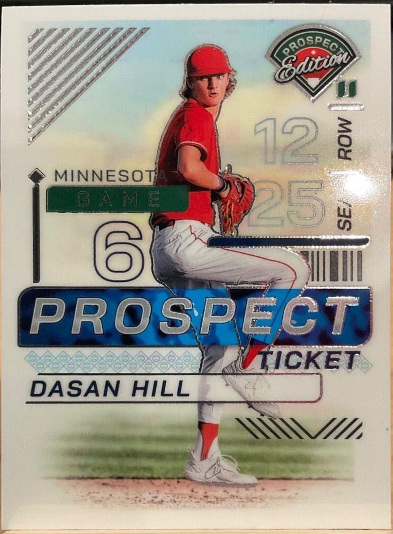 Dasan Hill #53 2024 Panini Prospect Edition Baseball