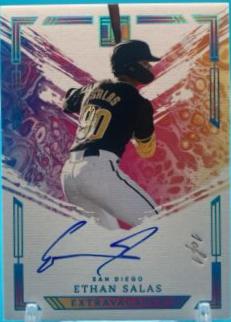 Ethan Salas [Platinum] #23 Baseball Cards 2024 Panini Impeccable Extravagance Autograph