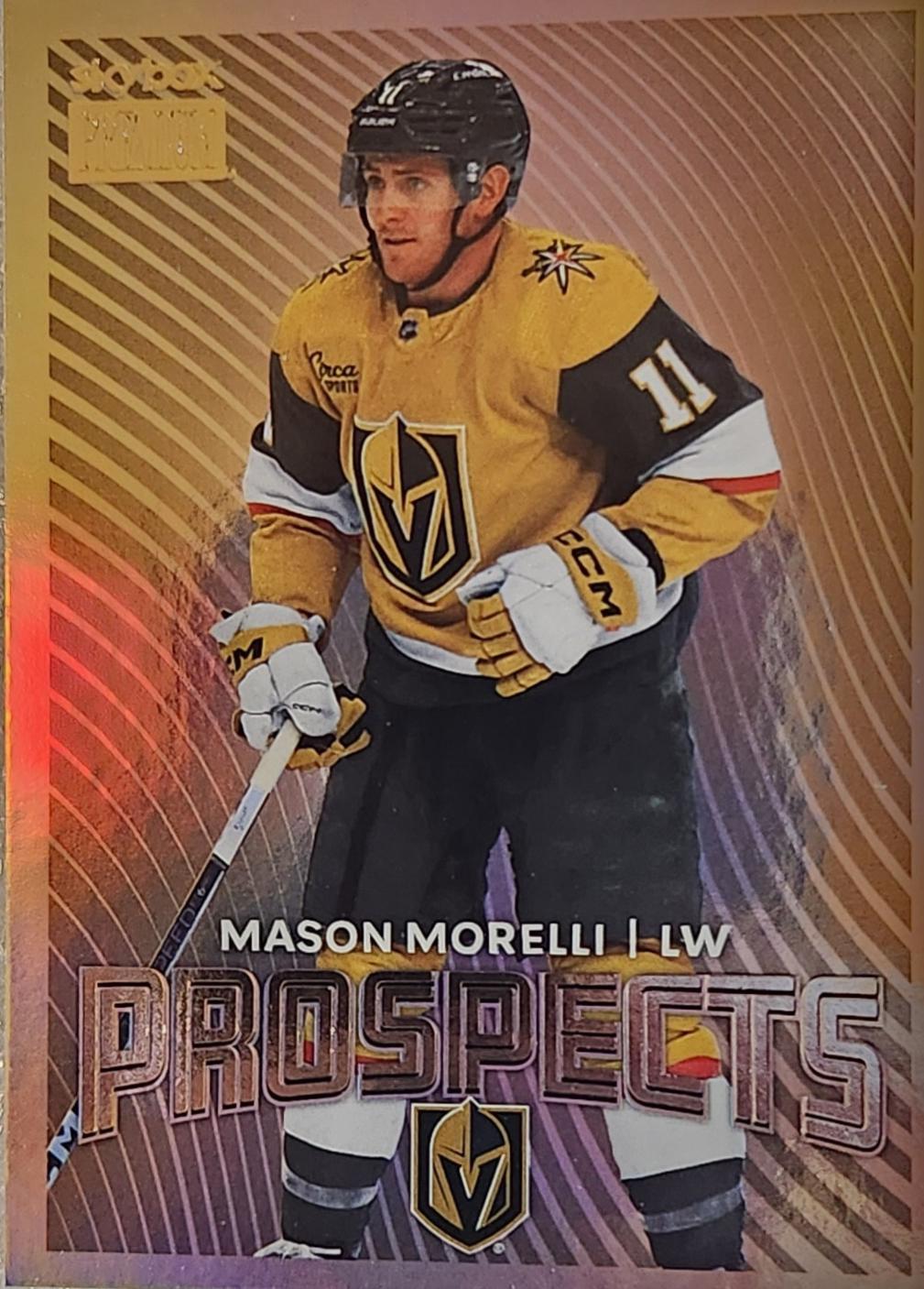 Mason Morelli #PP-20 2024-25 Skybox Metal Universe Hockey Skybox Premium Prospects