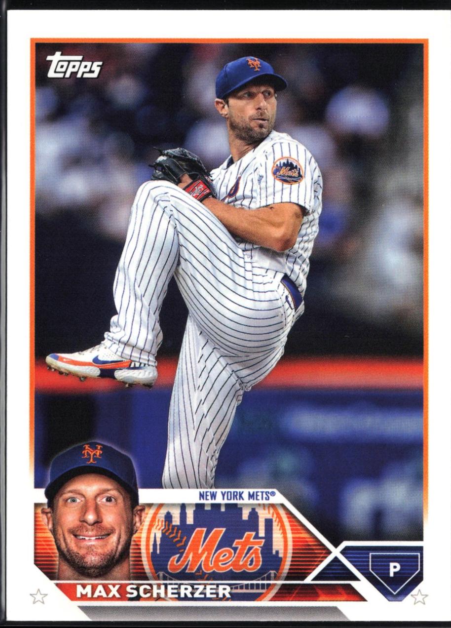 Max Scherzer #NYM-7 2023 Topps Team Set Baseball