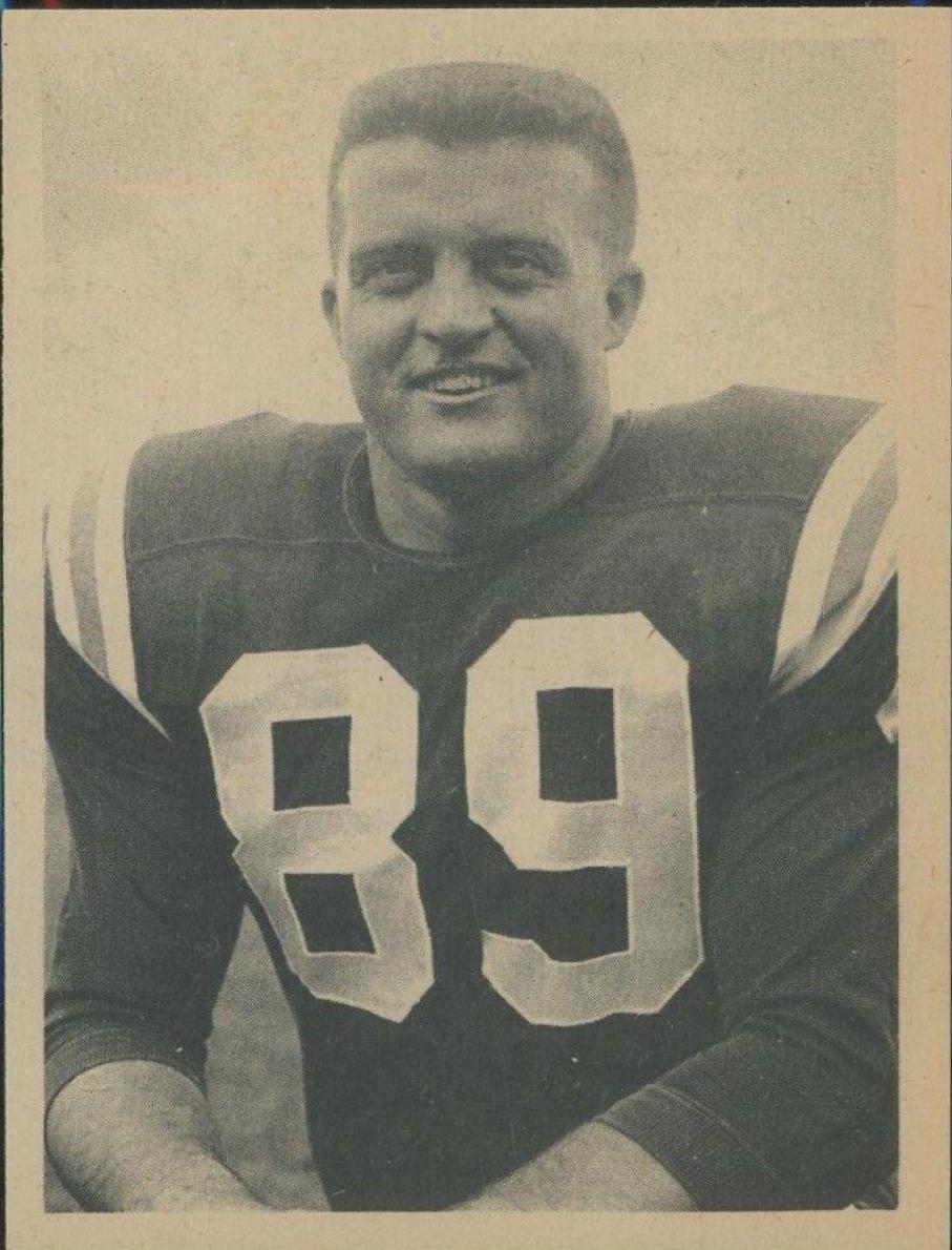 Bob Dee Football Cards 1961 Fleer Wallet Pictures