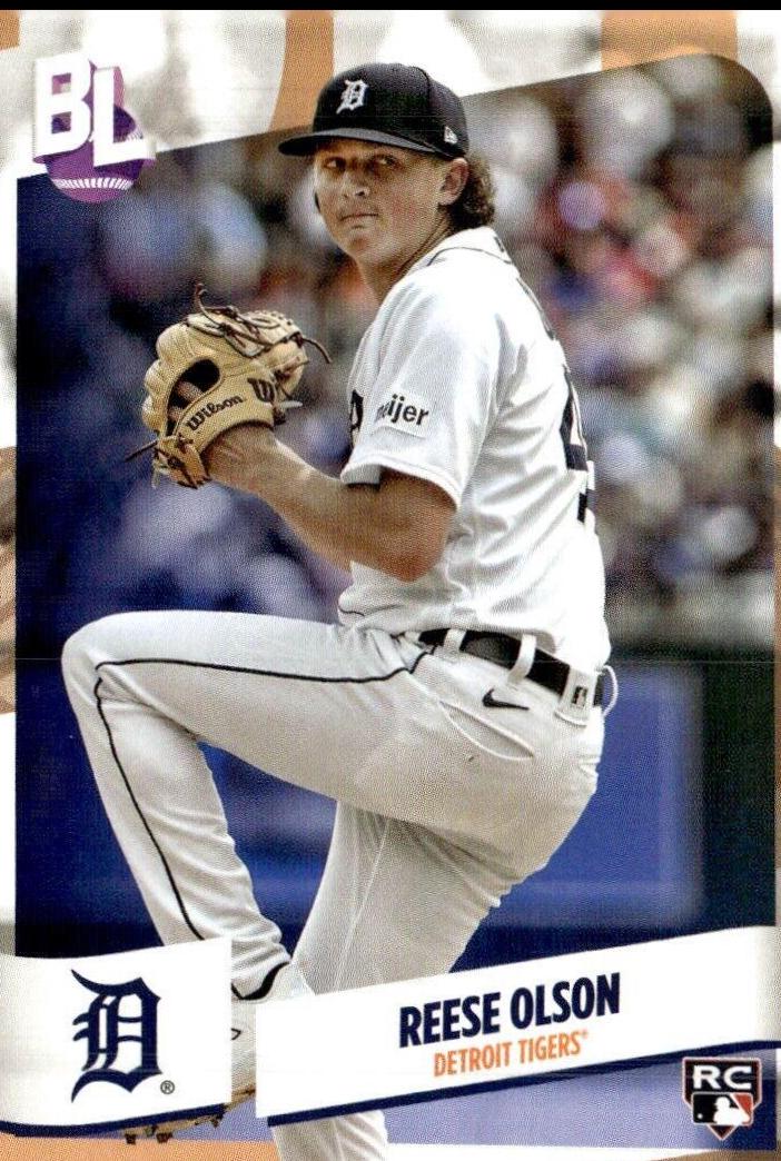 Reese Olson #58 Baseball Cards 2024 Topps Big League Baseball
