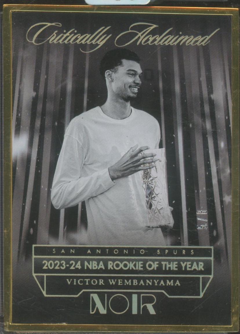 Victor Wembanyama #291 2024-25 Panini Noir Basketball