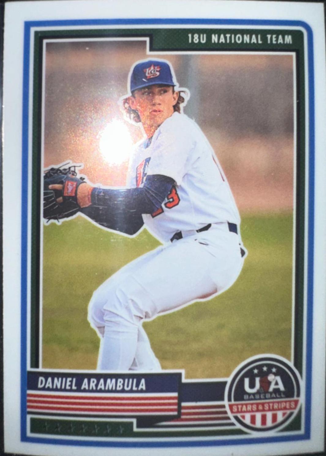 Daniel Arambula #1 Baseball Cards 2023 Panini Stars & Stripes USA
