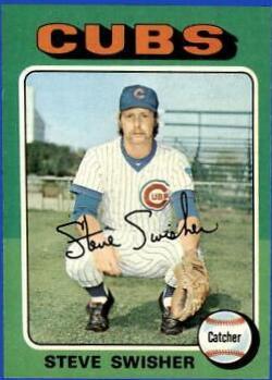Steve Swisher #63 Baseball Cards 1975 Topps