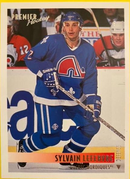 Sylvain Lefebvre #364 Hockey Cards 1994 Topps Premier