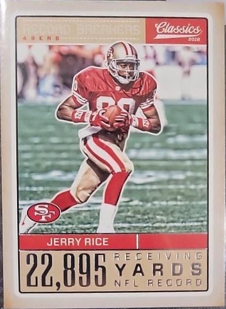 Jerry Rice #16 Football Cards 2016 Panini Classics Record Breakers