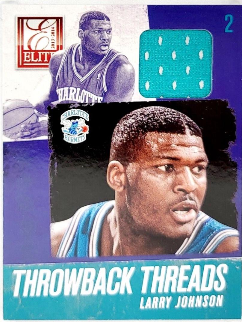 Larry Johnson #26 Basketball Cards 2013 Panini Elite Throwback Threads