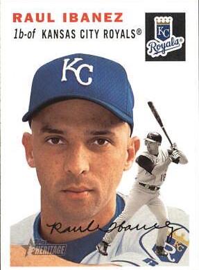 Raul Ibanez #91 Baseball Cards 2003 Topps Heritage