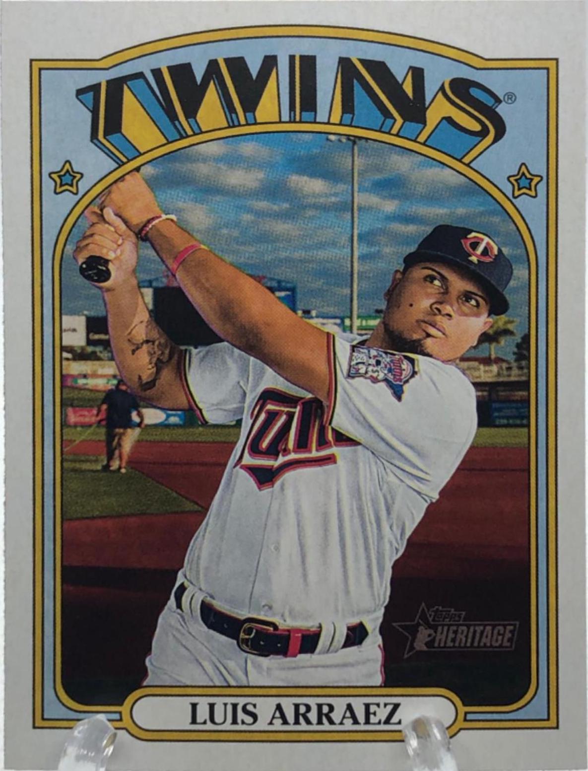 Luis Arraez #322 Baseball Cards 2021 Topps Heritage