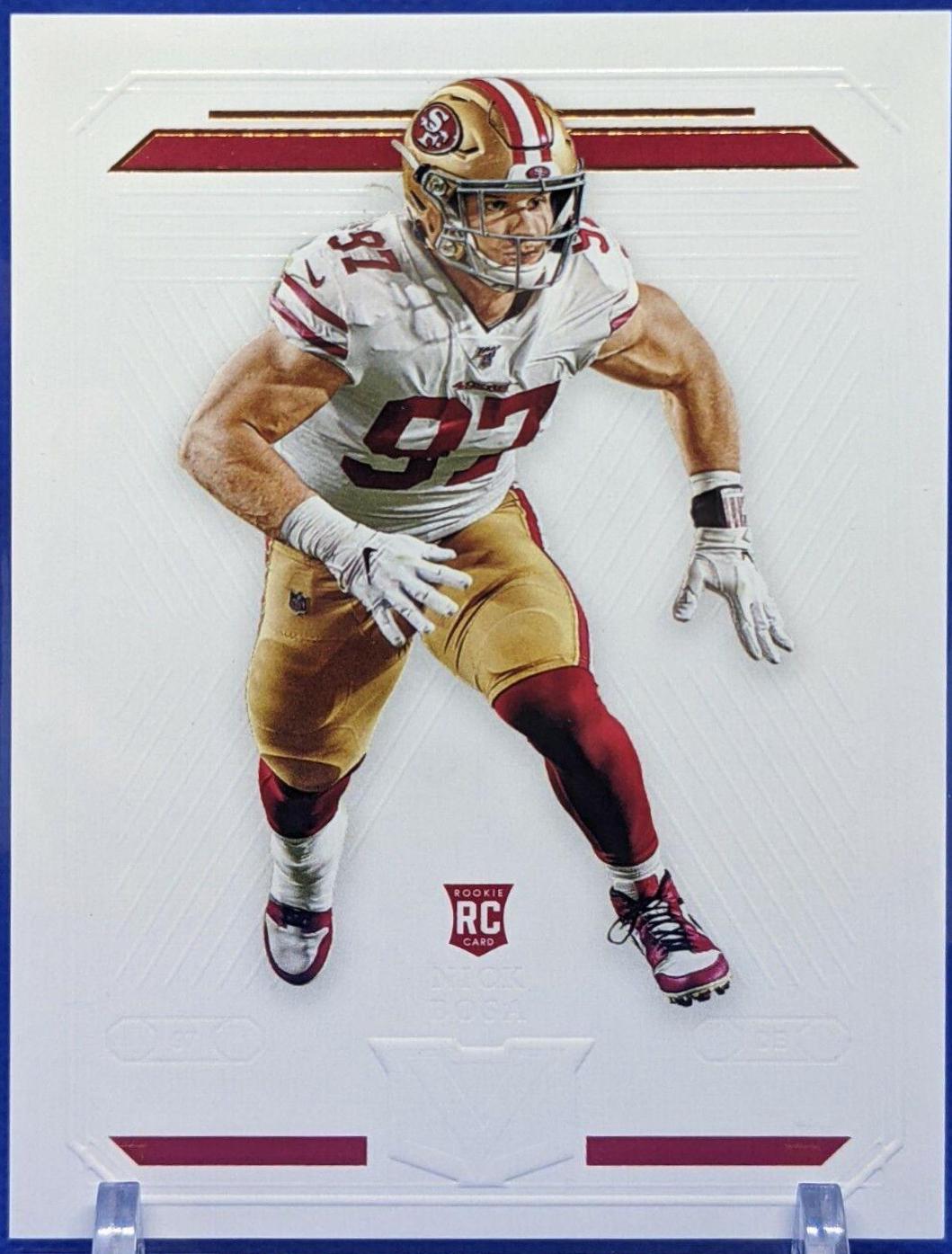 Nick Bosa #V-11 Football Cards 2019 Panini Chronicles Vertex