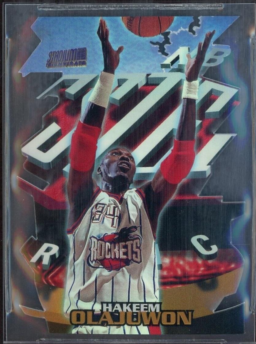 Hakeem Olajuwon [Illuminator] #T15B Prices | 1997 Stadium Club 