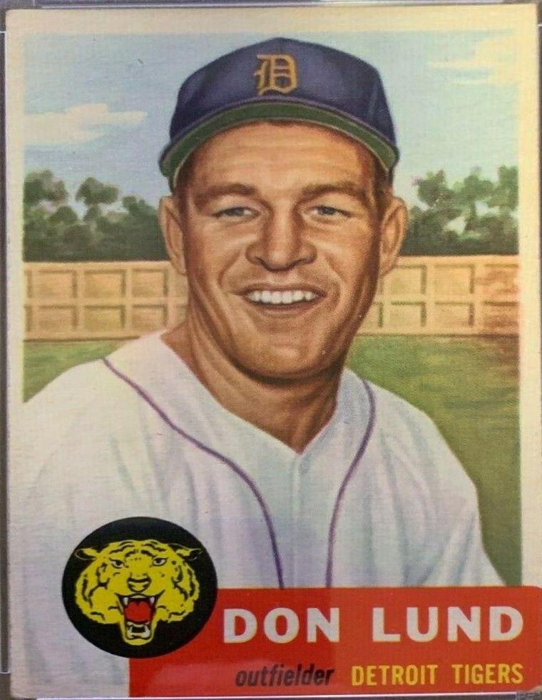 Don Lund #277 Baseball Cards 1953 Topps