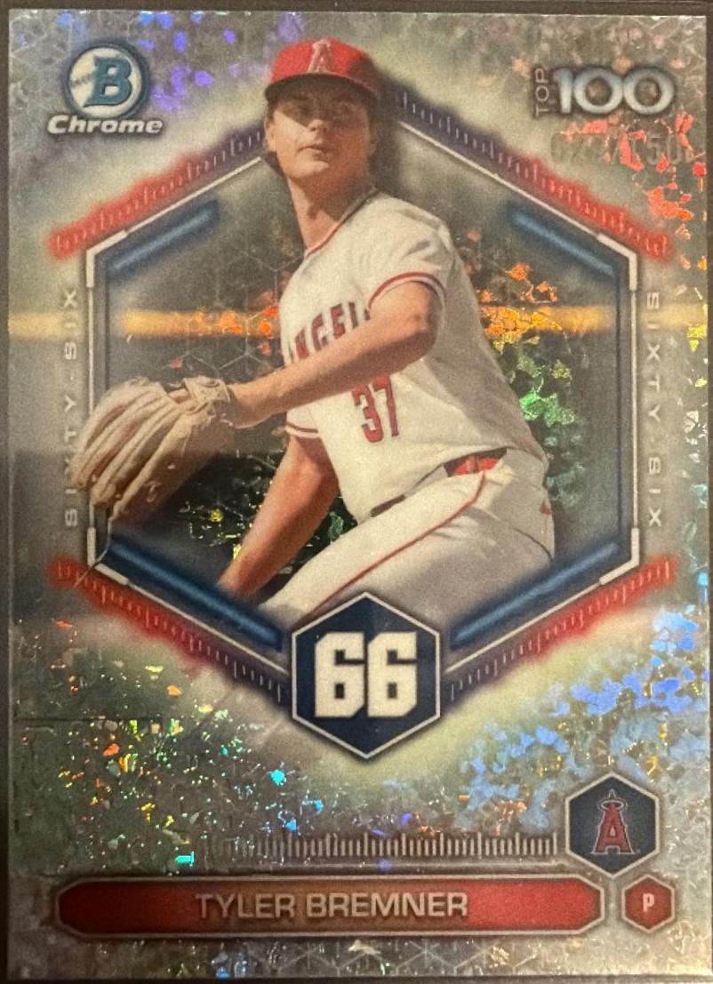 Tyler Bremner #BTP-66 2026 Bowman Baseball Bowman Scouts Top 100