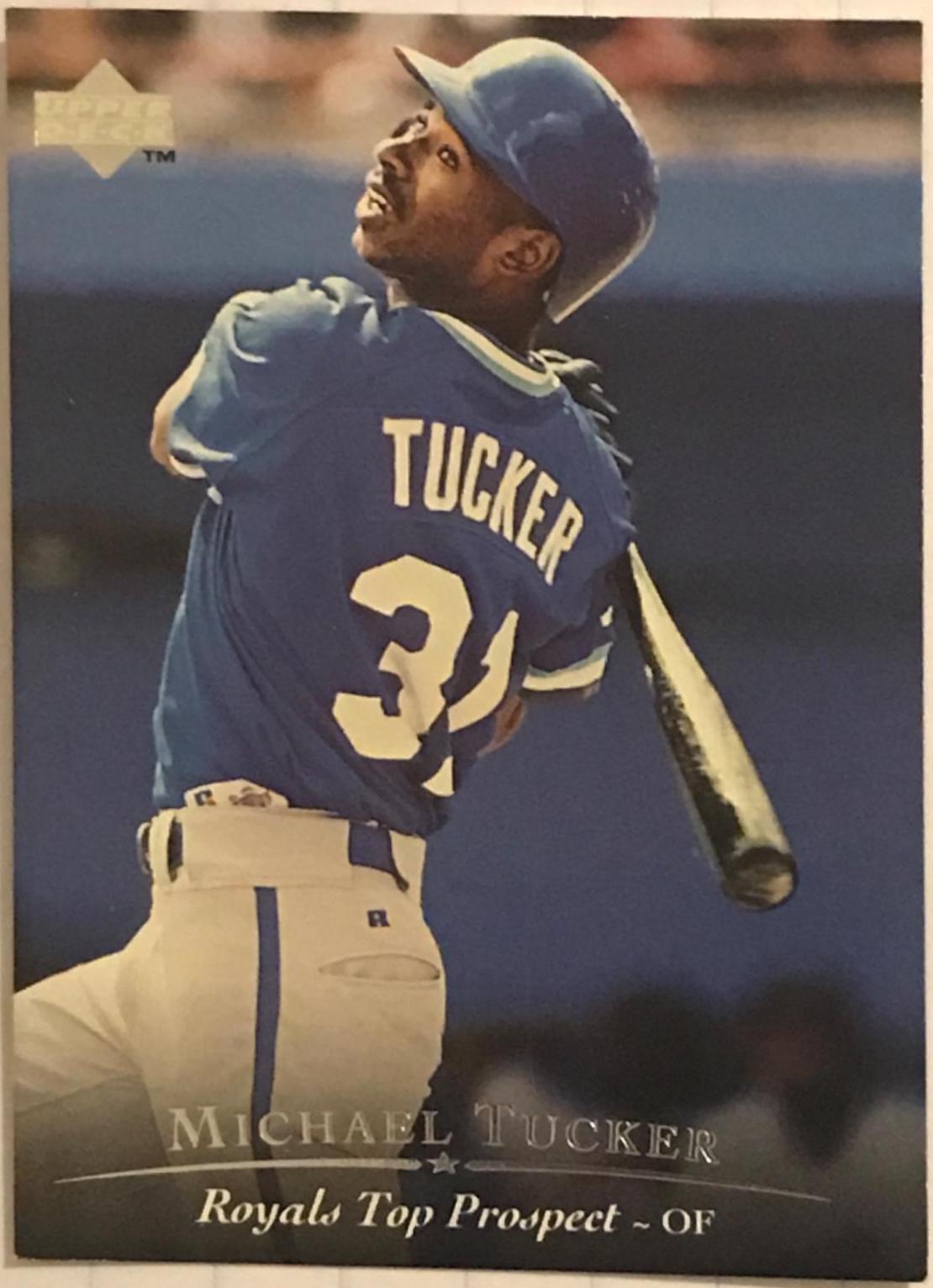 Michael Tucker #2 Baseball Cards 1994 Upper Deck Top Prospects