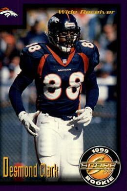 Desmond Clark #S-26 Football Cards 1999 Panini Score Supplemental