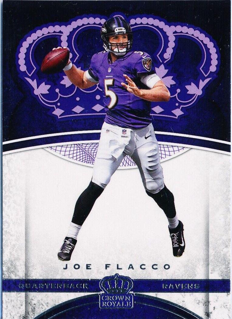 Joe Flacco #1 Football Cards 2017 Panini Crown Royale