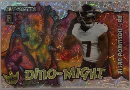 Bijan Robinson #AD-BR 2023 Wild Card Alumination Dino Might Football