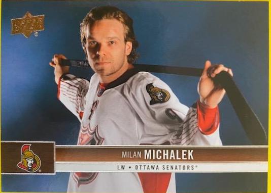 Milan Michalek #125 Hockey Cards 2012 Upper Deck