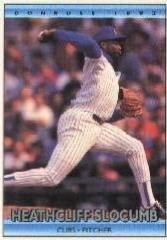 Heathcliff Slocumb #334 Baseball Cards 1992 Donruss