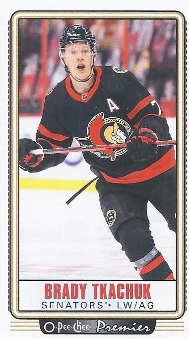 Brady Tkachuk #P-24 Hockey Cards 2021 O Pee Chee Premier Tallboys