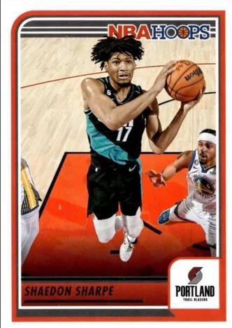 Shaedon Sharpe #166 Basketball Cards 2023 Panini Hoops