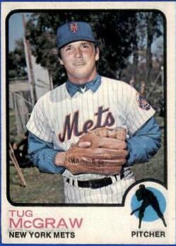 Tug McGraw #30 Baseball Cards 1973 Topps