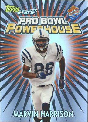 Marvin Harrison #PB3 Football Cards 2000 Topps Stars Pro Bowl Powerhouse