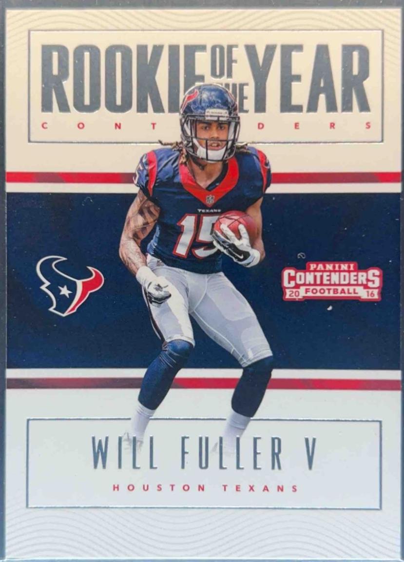 Will Fuller V #5 Football Cards 2016 Panini Contenders Rookie of the Year