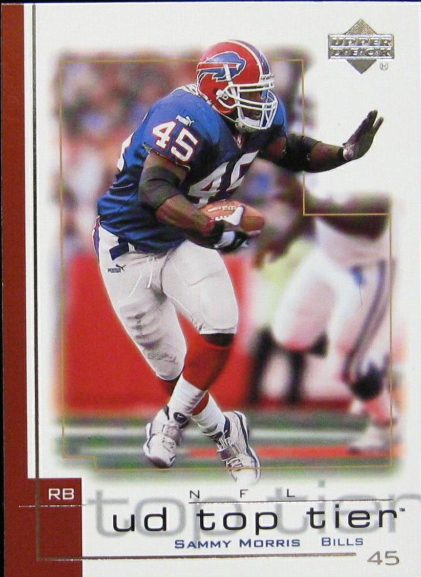 Sammy Morris #19 Football Cards 2001 Upper Deck Top Tier