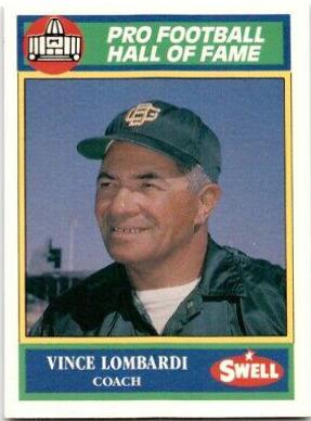 Vince Lombardi #44 Football Cards 1990 Swell Greats