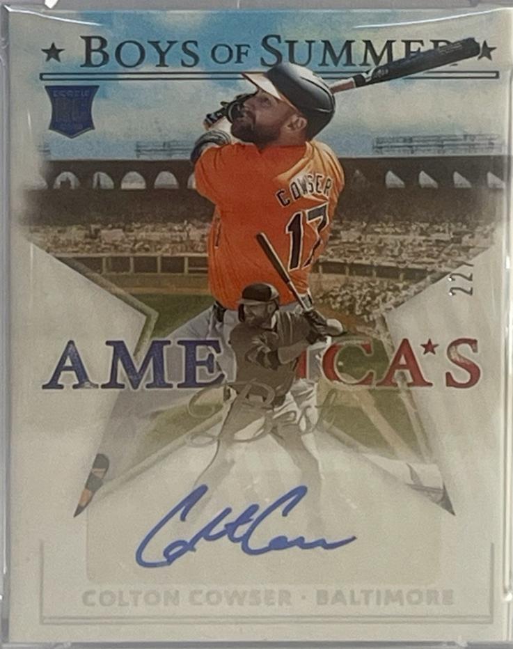 Colton Cowser #AME-CC Baseball Cards 2024 Panini Boys of Summer America's Best Signature