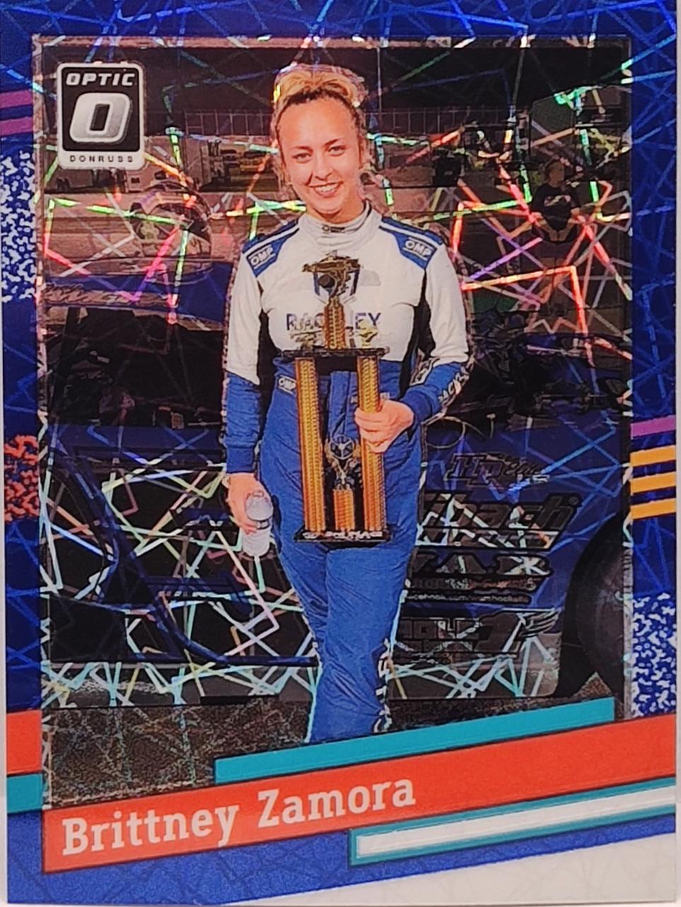 Brittney Zamora [Blue Velocity Optic] #163