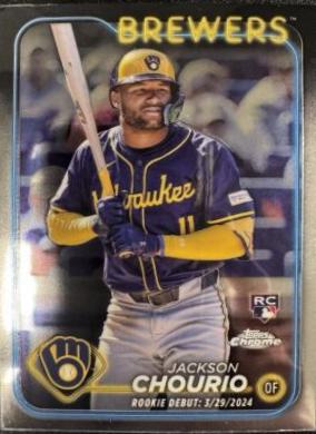 Jackson Chourio #USC30 Baseball Cards 2024 Topps Chrome Update