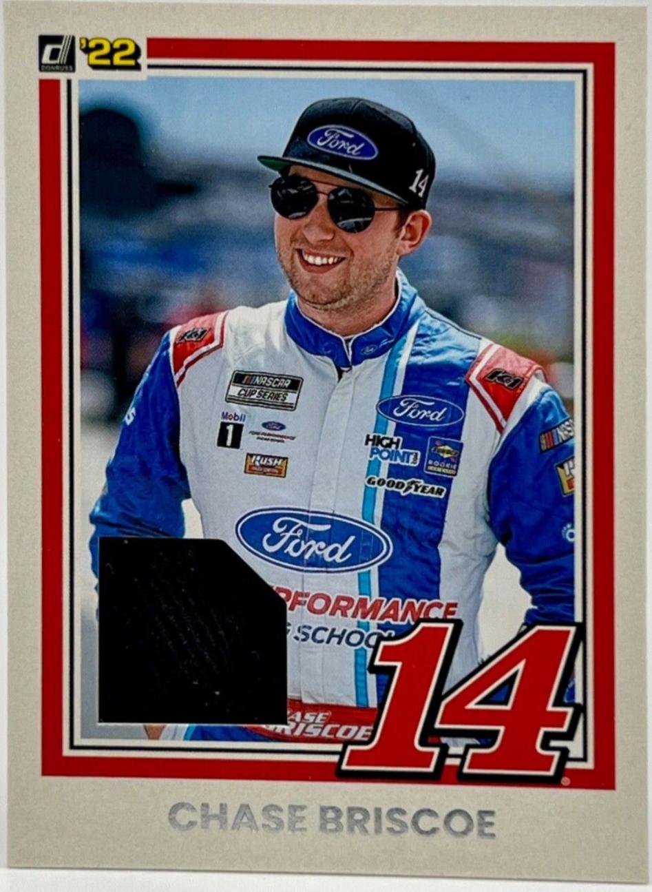 Chase Briscoe #R81R-CB Racing Cards 2022 Panini Donruss Nascar Retro 1981 Relics