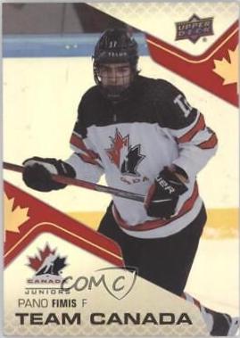 Pano Fimis #CA-34 Hockey Cards 2022 Upper Deck Team Canada Juniors Acetates