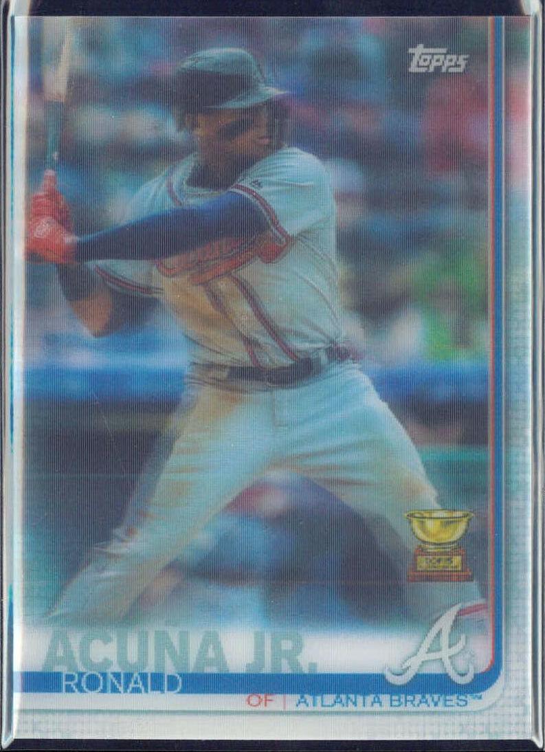 Ronald Acuna Jr. #1 Baseball Cards 2019 Topps on Demand 3D
