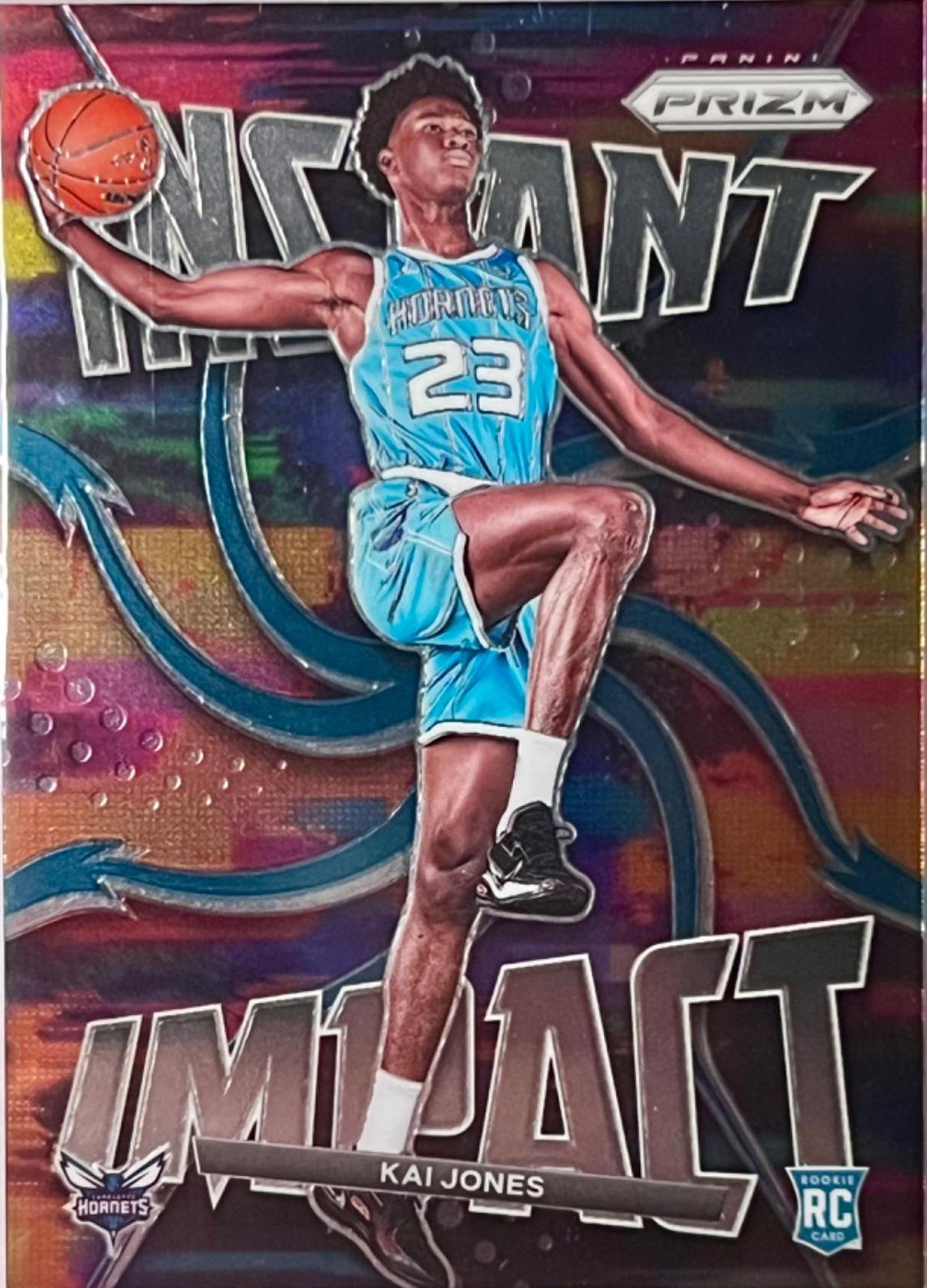 Kai Jones #20 Basketball Cards 2021 Panini Prizm Instant Impact