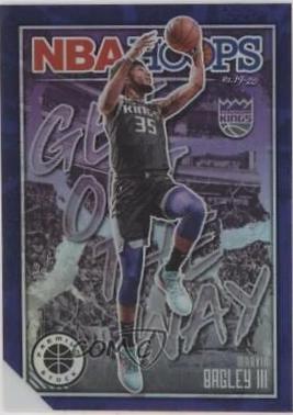 Marvin Bagley III [Purple] #16 Basketball Cards 2019 Panini Hoops Premium Stock Get Out The Way