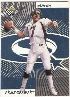 John Elway #7 Football Cards 1998 Upper Deck UD Choice Starquest