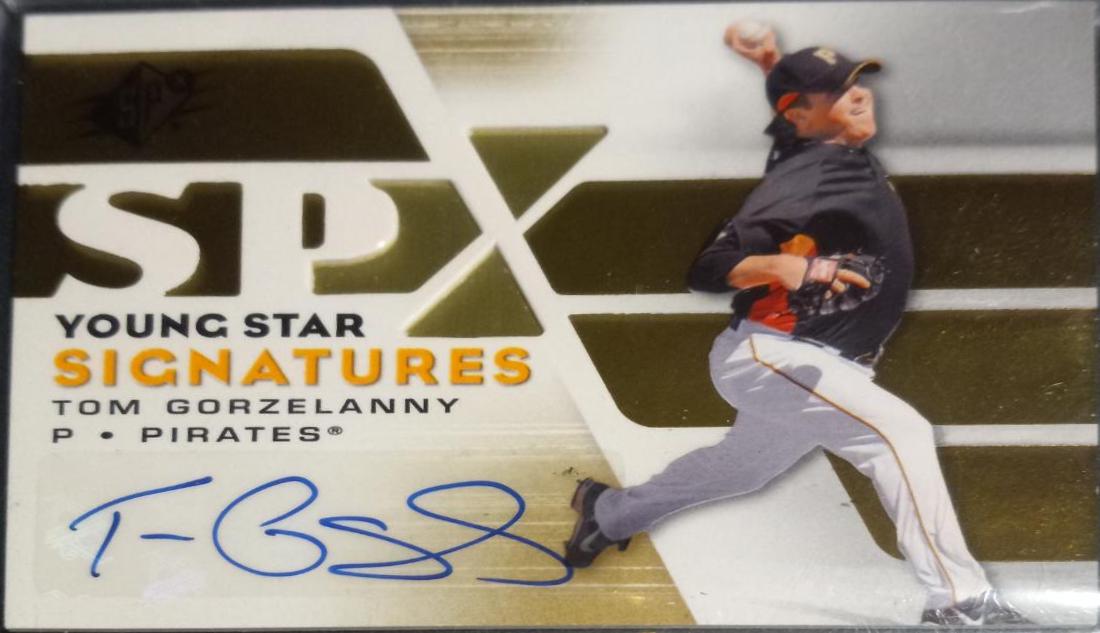 Tom Gorzelanny, Gold #YSS-TG Baseball Cards 2008 Spx Young Star Signature